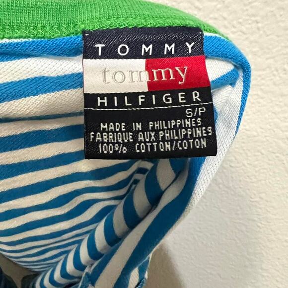 Vintage Y2K Tommy Hilfiger Striped Halter Top S - Picture 5 of 5